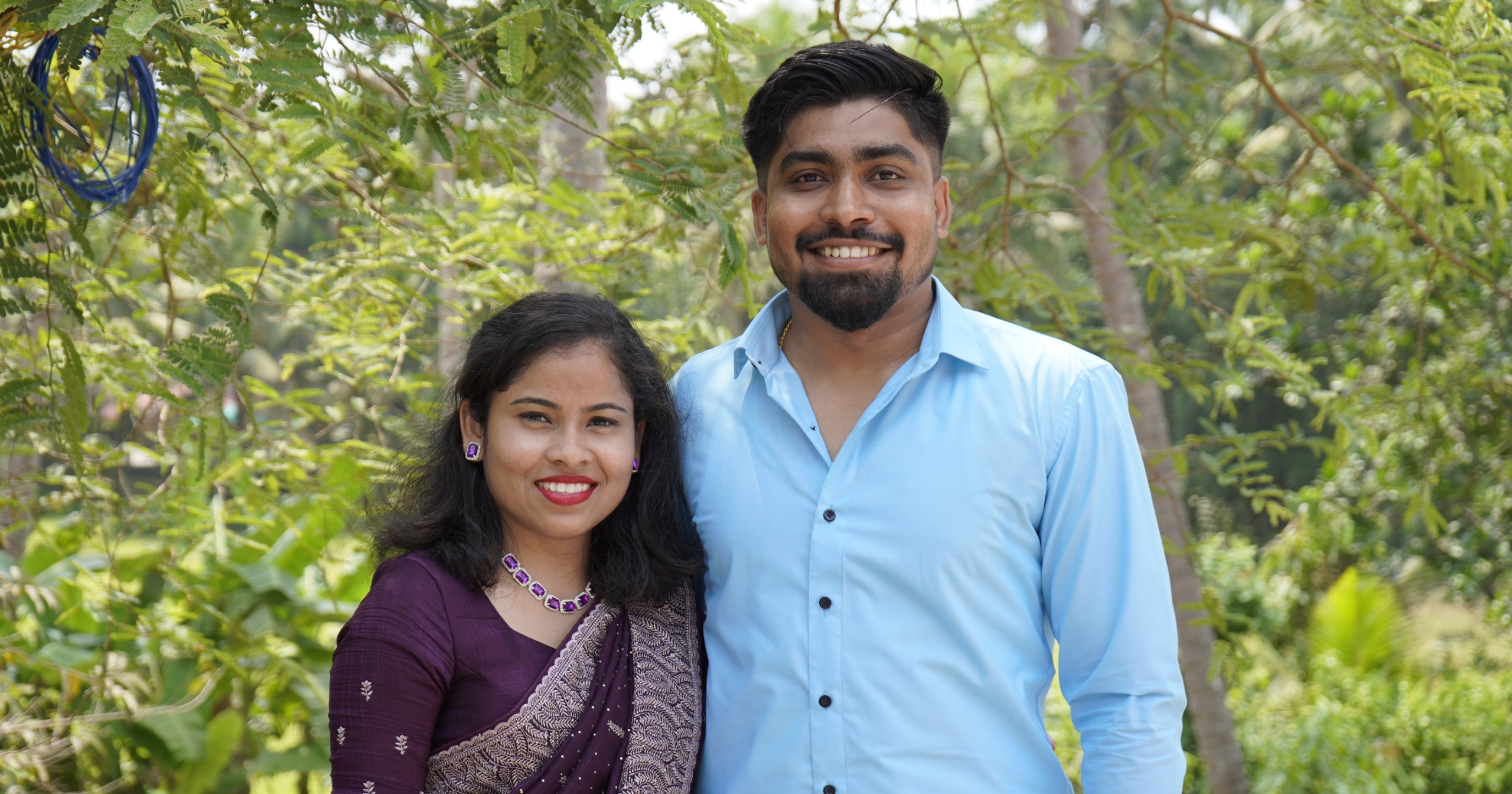 Roshan and Elvisha Outdoors