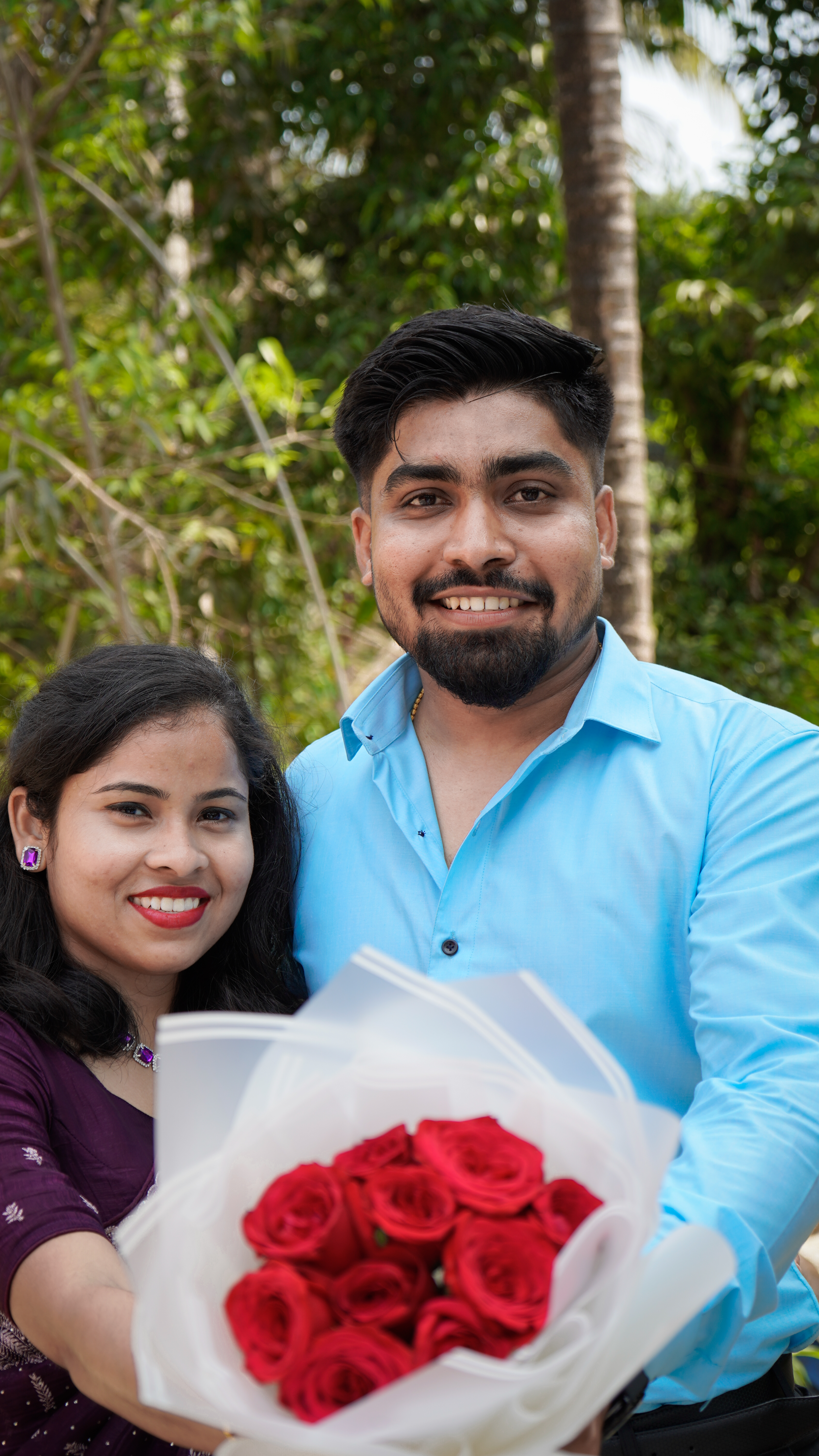 Roshan and Elvisha Outdoors